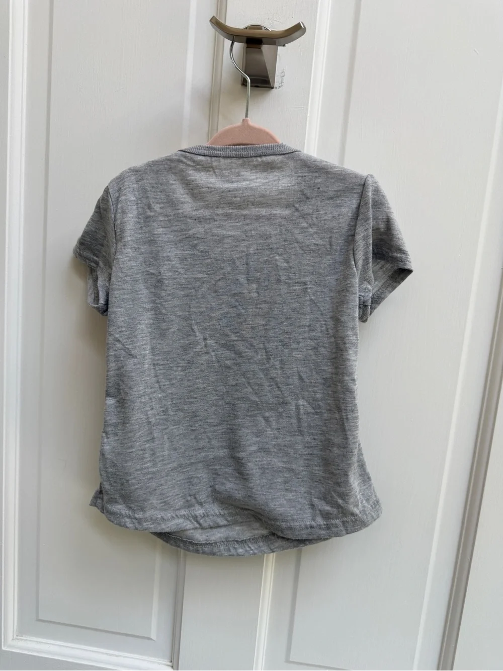 Carter's 4T Girls Gray Short Sleeve Tee Shirt Top Blouse S'more Fun Together'